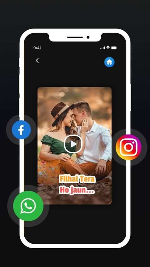 Vidly - Lyricaly Video Maker Ly स्क्रीनशॉट 4