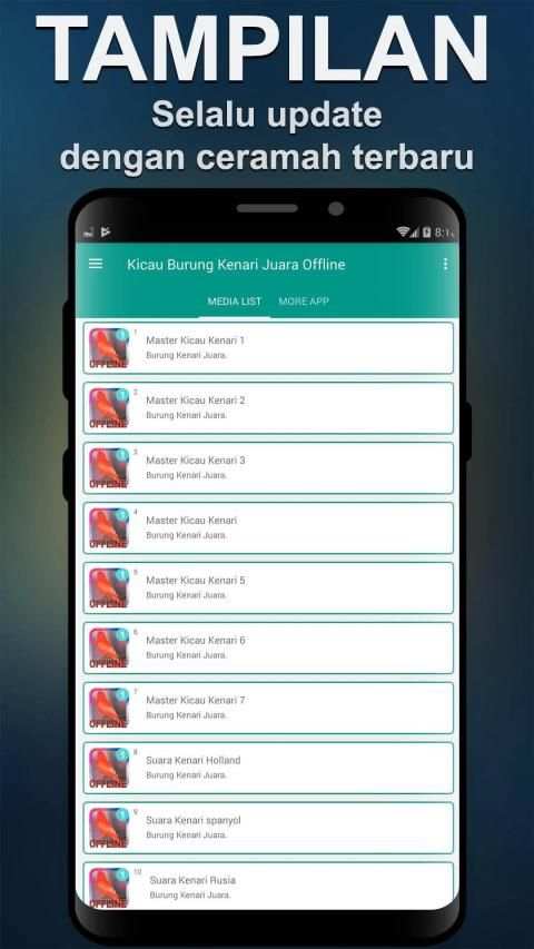 Kicau Burung Kenari Juara Offline screenshot 4