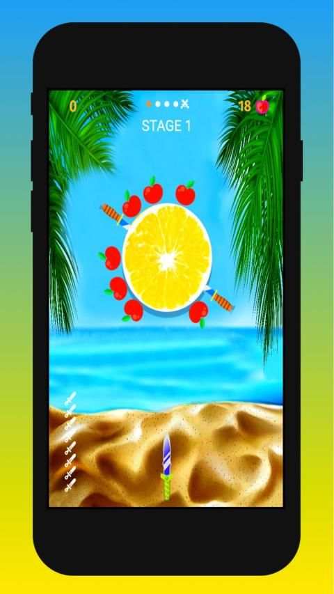 Fruity hit - Throw Knife game screenshot 7