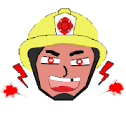 ikon Angry Fireman
