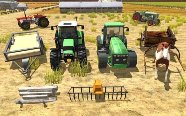 Farming Tractor Trolley 3D Cargo Cart Driving स्क्रीनशॉट 2
