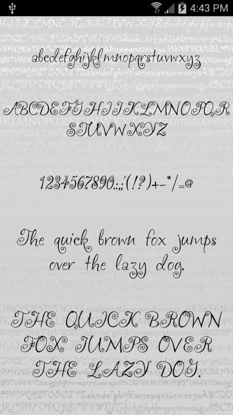 Cute Fonts for FlipFont® Free screenshot 8