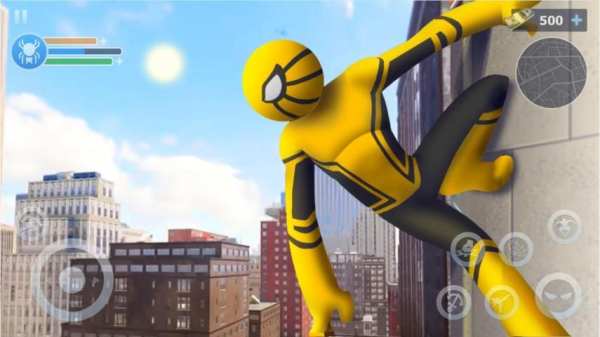 Spider Stickman Rope: Vegas Crime City Hero स्क्रीनशॉट 3