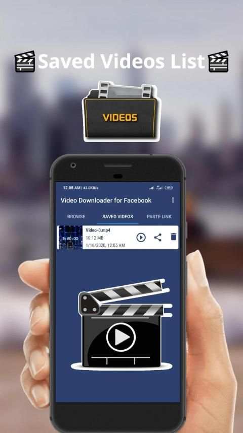 Video Downloader for Facebook - FB Video Download स्क्रीनशॉट 4