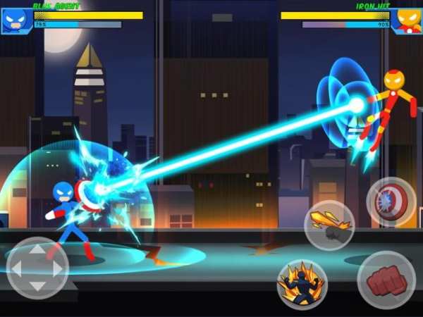 Stick Super: Hero - Fight for the shadow legends स्क्रीनशॉट 1