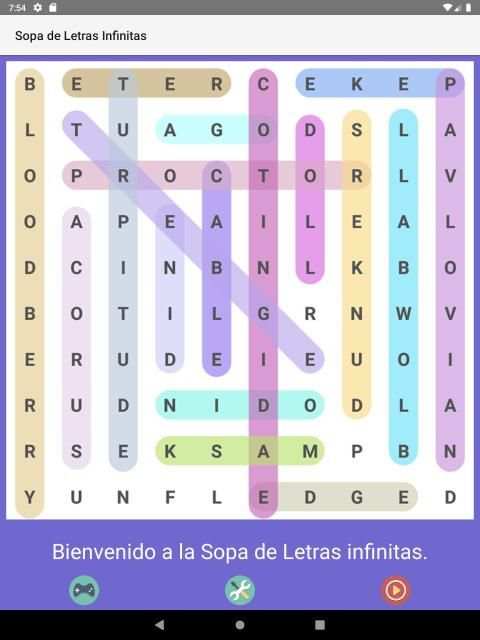 * Sopa de Letras Infinitas * screenshot 2