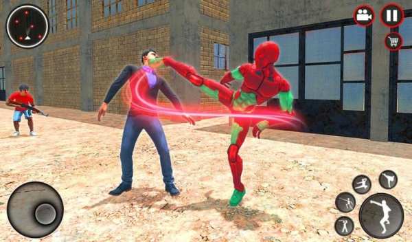 Mutant Spider Rope Hero : Flying Robot Hro Game स्क्रीनशॉट 2