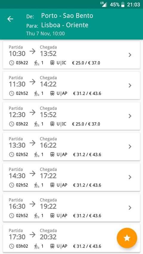 Catch UP - Comboios de Portugal screenshot 2