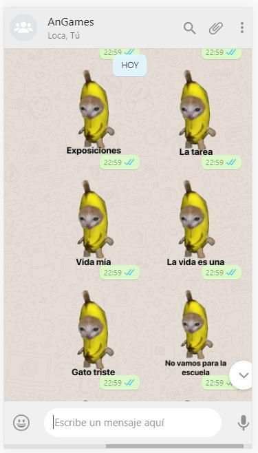 * Gato Banana Stickers WAStickerApps screenshot 5