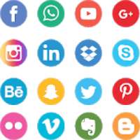 All social media and social network in one app