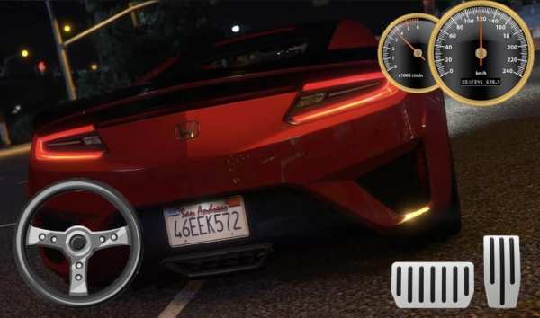 Car Parking Honda NSX Drive screenshot 1