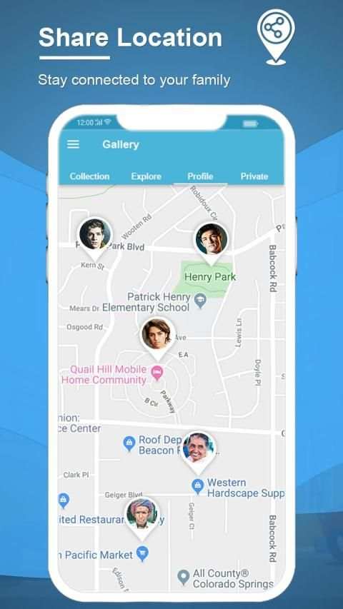 Share Live Location, GPS Tracker Maps & Navigation स्क्रीनशॉट 10