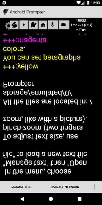 A Prompter for Android स्क्रीनशॉट 11