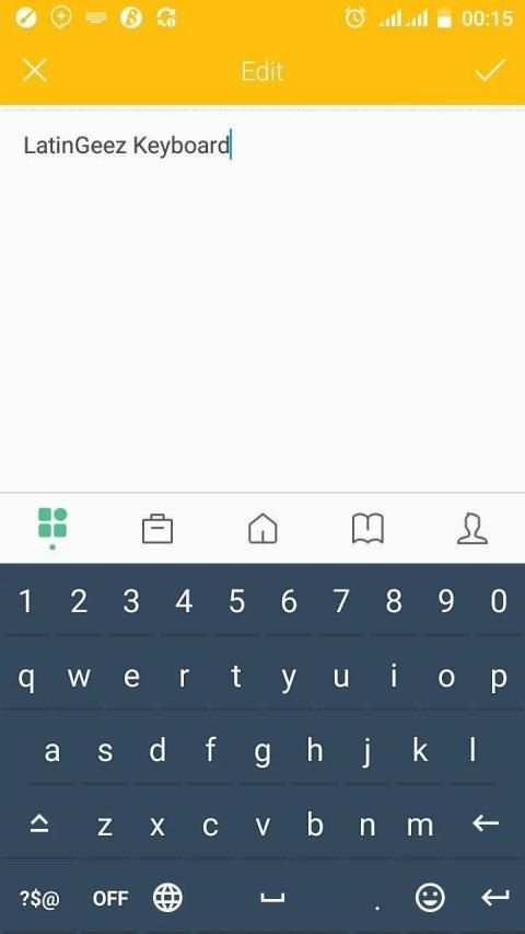 Latinግዕዝ Amharic Keyboard स्क्रीनशॉट 1