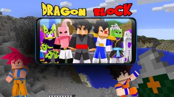 Mod Dragon Block Saiyan for Minecraft screenshot 2