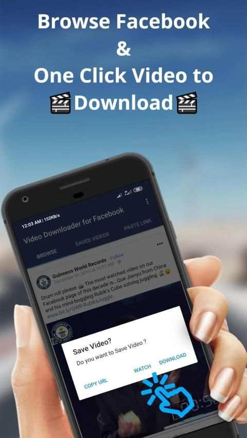 Video Downloader for Facebook - FB Video Download स्क्रीनशॉट 1