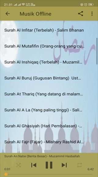 Surat Pendek Al Quran Merdu Offline screenshot 4