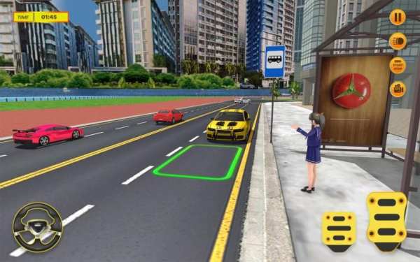 New Taxi Simulator 2020 - Taxi Driving Game स्क्रीनशॉट 2