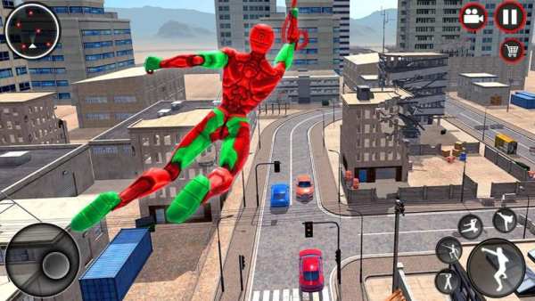 Mutant Spider Rope Hero : Flying Robot Hro Game स्क्रीनशॉट 12