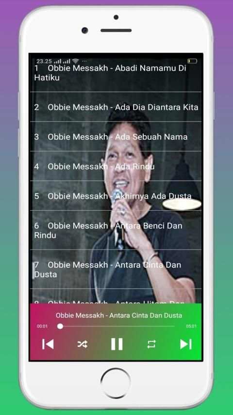 Obbie Messakh Mp3 Offline screenshot 1