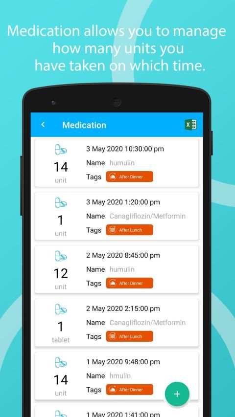 Blood Glucose Tracker (Diabetes Tracker) स्क्रीनशॉट 7