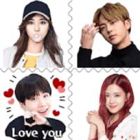 Kpop Idol Stickers for WhatsApp logo