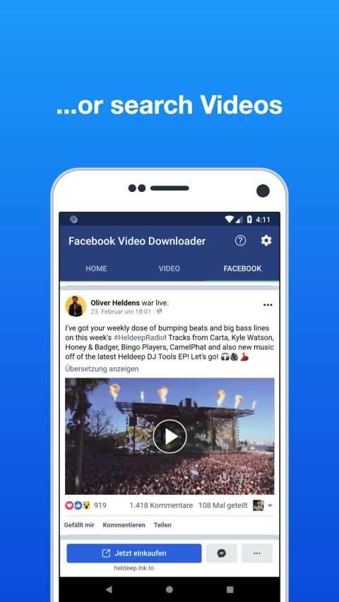 Video Downloader for Facebook screenshot 5