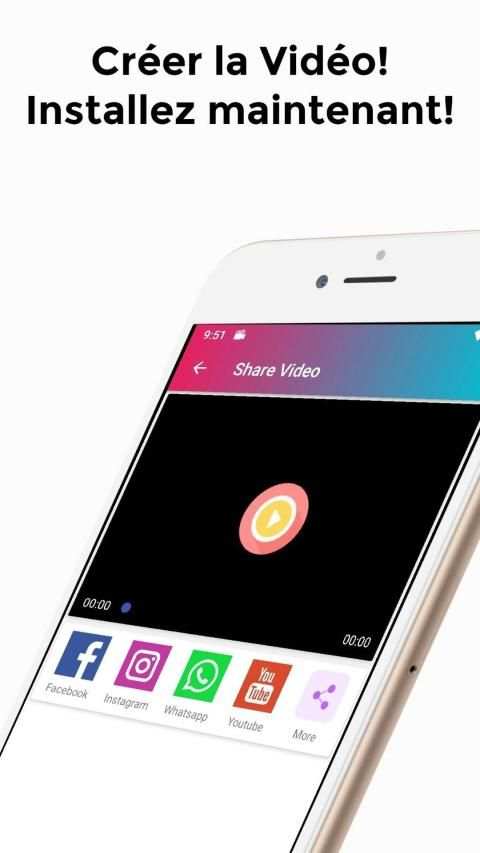 Créer une Vidéo de vos Photos avec la Musique screenshot 3