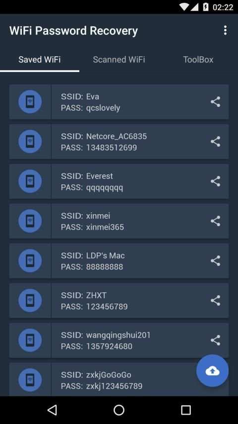 WiFi Password Recovery स्क्रीनशॉट 6