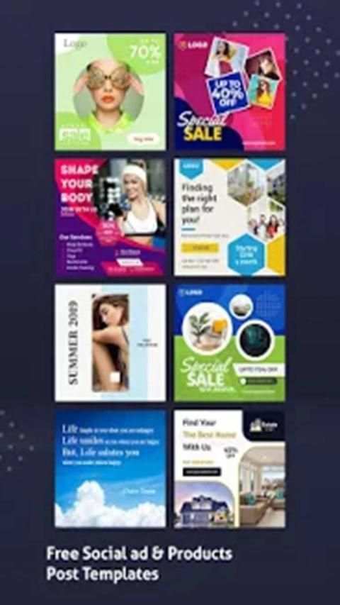 Poster Maker - Flyers, Banner, AD Pages Designer स्क्रीनशॉट 1