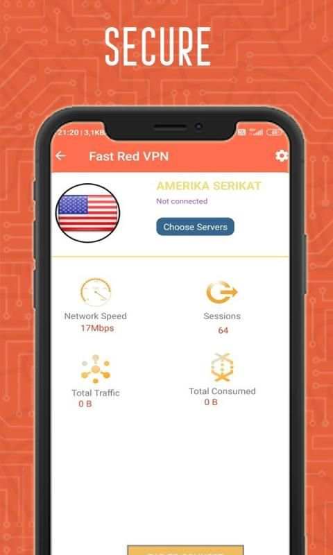Super Red VPN - Fast Easy VPN screenshot 2