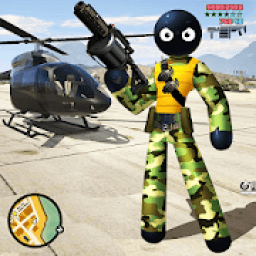 ikon Army Stickman Rope Hero counter Strange Gangster