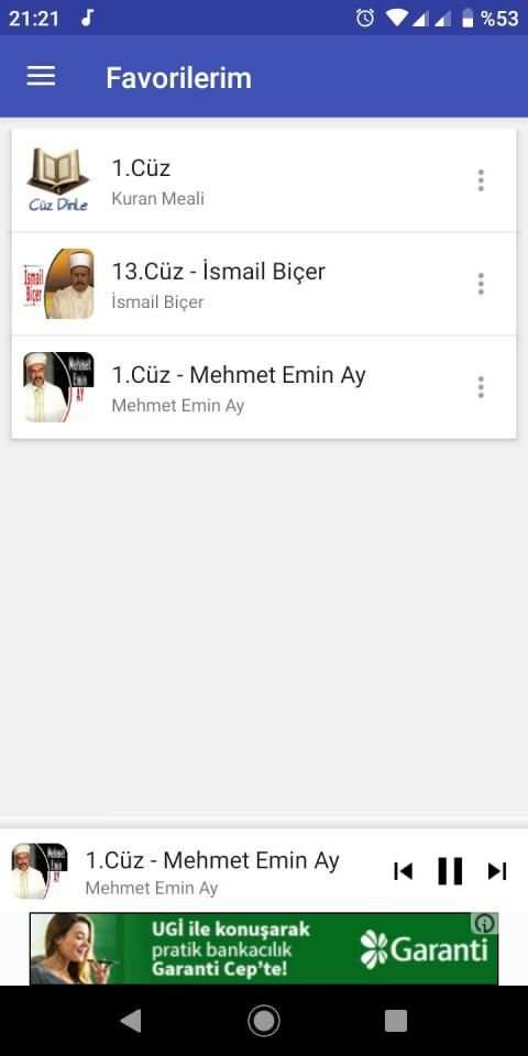 Kuranı Kerim Cüz Dinle - Kuran Meali Hatim Dinle screenshot 1