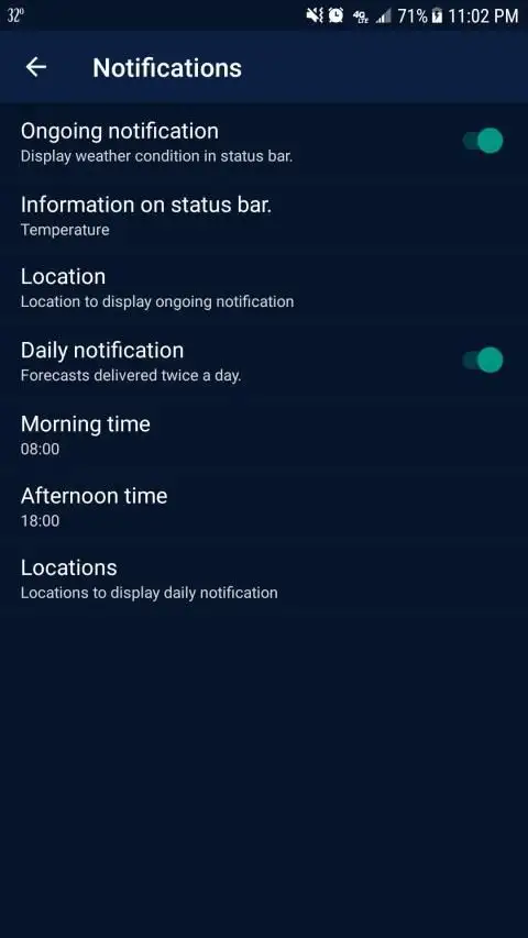 Weather Forecast screenshot 2