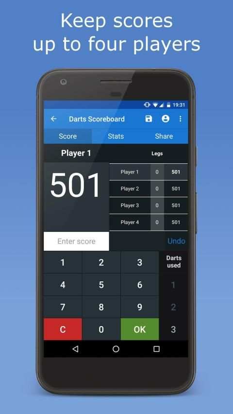 Darts Scoreboard screenshot 2