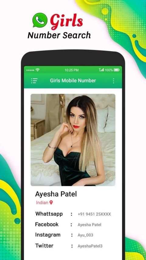 Girls Mobile Number Friend Search Simulator screenshot 2