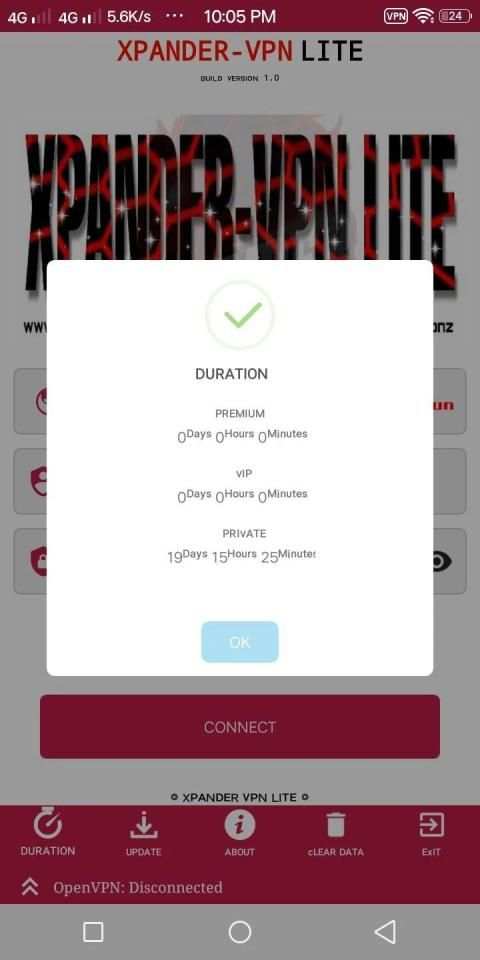 XPANDER-VPN LITE screenshot 3
