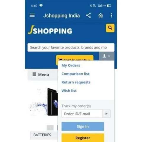 Jshopping Online Shopping App screenshot 1