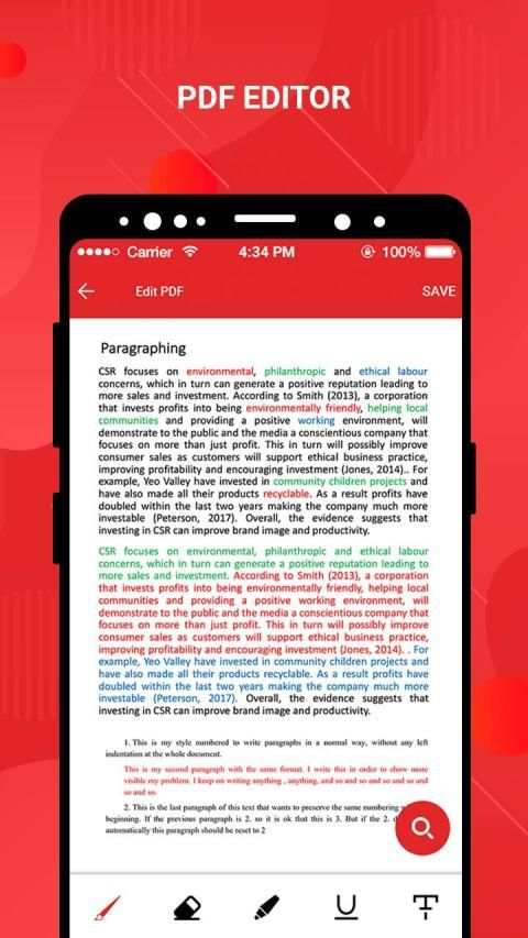 PDF reader - PDF viewer,Merge,Edit,Image to PDF स्क्रीनशॉट 2