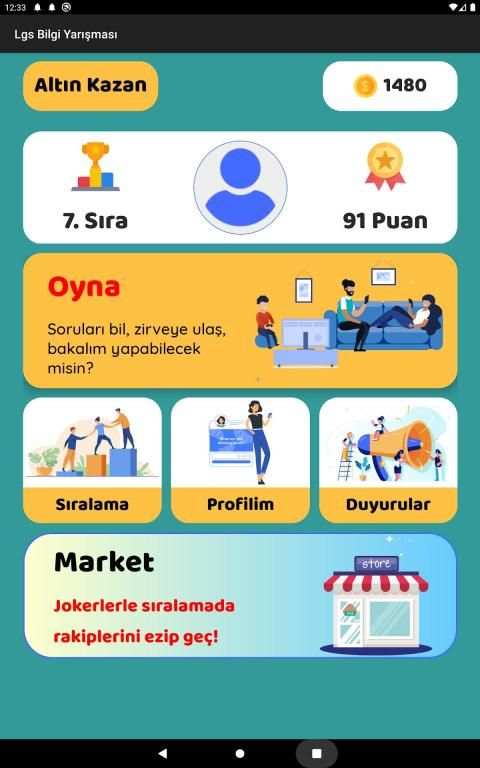 Lgs Tüm Dersler Bilgi Yarışması 8. Sınıf testleri screenshot 12