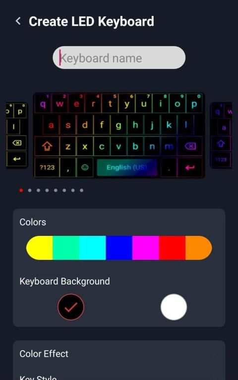 RGB LED Keyboard - Neon Colors Mechanical Keyboard स्क्रीनशॉट 2