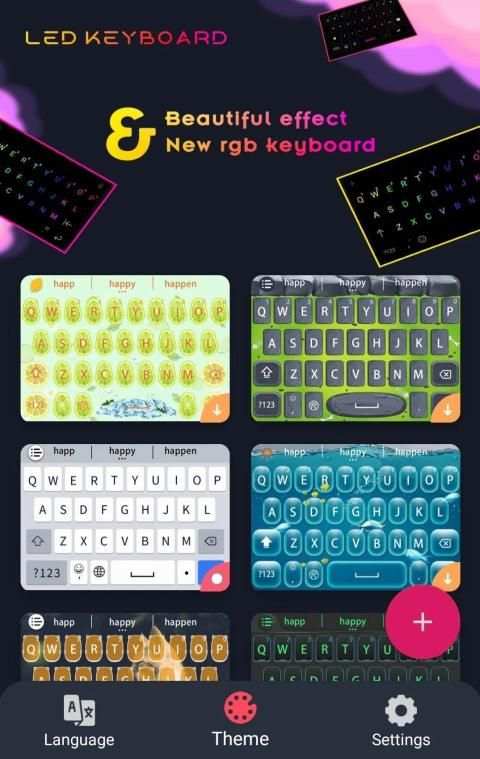RGB LED Keyboard - Neon Colors Mechanical Keyboard स्क्रीनशॉट 4