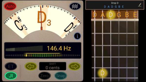 Guitar Tuner Pro स्क्रीनशॉट 3