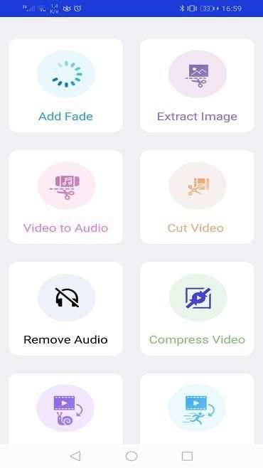 new 2020 video:edit /cut/ compress/and extract app screenshot 4