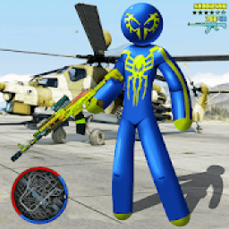 Spider SuperHero Stickman Rope Hero Strange Vegas आइकन