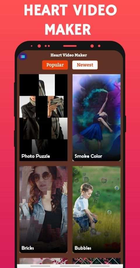 Heart Video Maker : New Photo Effect Video Maker screenshot 3