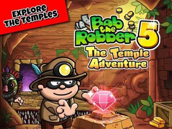 Bob The Robber 5: Temple Adventure by Kizi games स्क्रीनशॉट 6