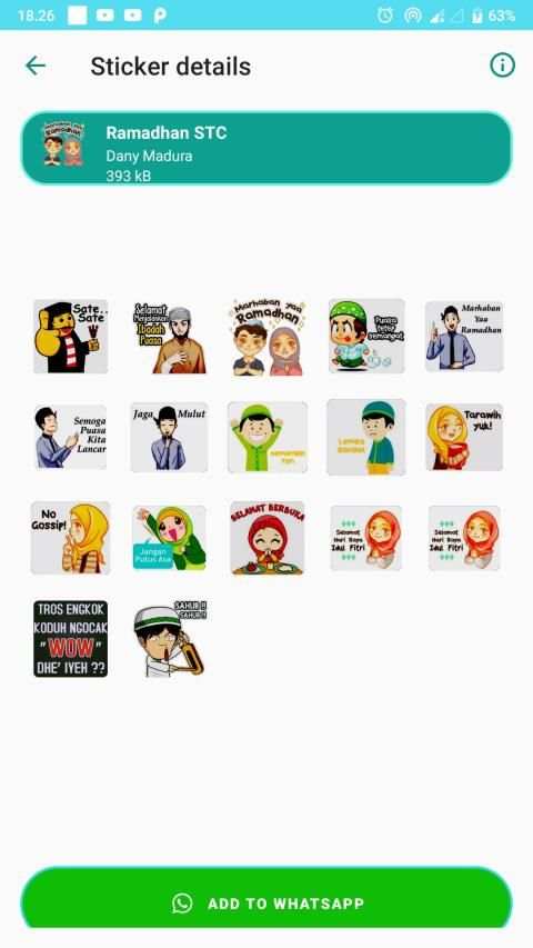 Sticker Wa Madura 2020 screenshot 1