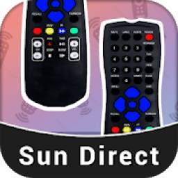 Remote Control for Sun Direct Universal SetTop Box