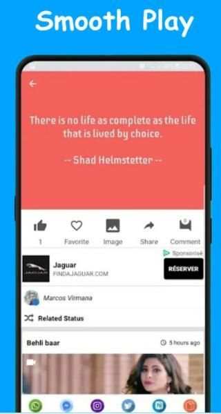 GetVid - Watsapp Status Download, Share Video स्क्रीनशॉट 3